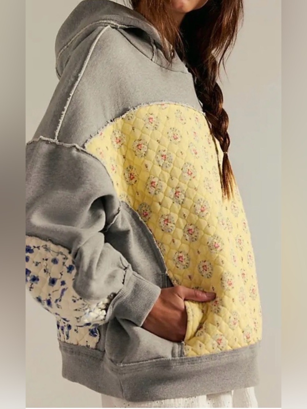 Free People We the Free Get Ditsy Hoodie - Picture 3 of 13